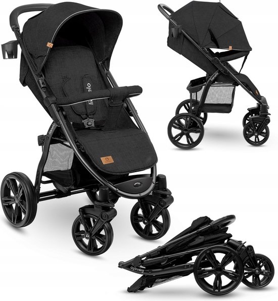 Lionelo Annet Plus - Kinderwagen 2in1 - inklapsysteem - XXL dakje - tot 22 kg van Lionelo
