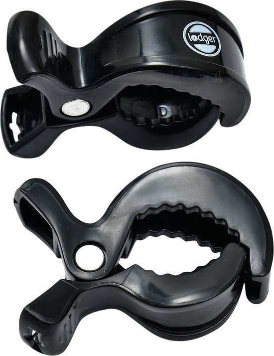 Lodger swaddle clips Black 2-pack van Lodge