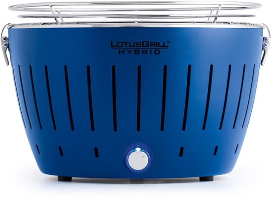 LotusGrill Classic Hybrid Tafelbarbecue - Ø350mm - Diepblauw van LotusGrill