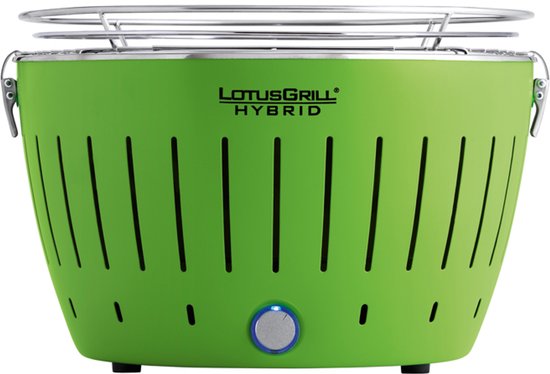 LotusGrill Classic Hybrid Tafelbarbecue - Ø350mm - Groen van LotusGrill