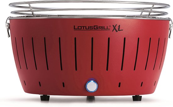 LotusGrill XL Hybrid Tafelbarbecue - �5mm - Rood van Lotus