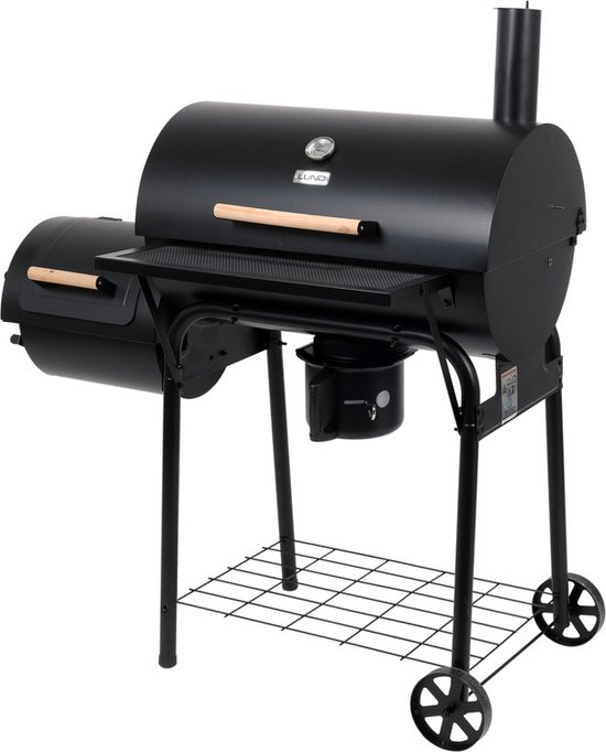 LUND BBQ - Barbecue & grill 2-in-1 Smoker BBQ - Houtskool Barbeque - Buitenkeuken Barbecue - Grill en Smokerbarbecues van Merkloos