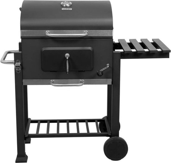 LUND Luxe Houtskoolgrill met Thermometer - XXL Grillrooster 57 x 37 cm - Inclusief Flesopener van lund