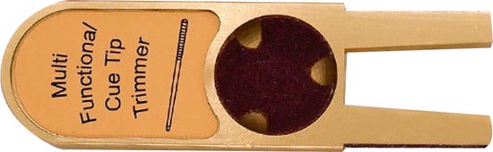 Luxe Biljartkeu Trimmer - Biljart Accessoires - Pool - Shaper - Snooker - Shaper - Goudkleurig van Luxe