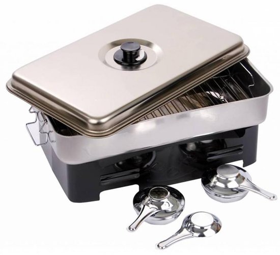 Luxe Tafel Rookoven Tafelmodel - A-Kwaliteit - Roestvrij Staal RVS van Merkloos