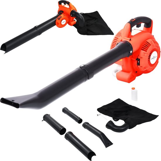 LuxeLivin' - Bladblazer 3-in-1 benzine 26 cc oranje van LuxeLivin'