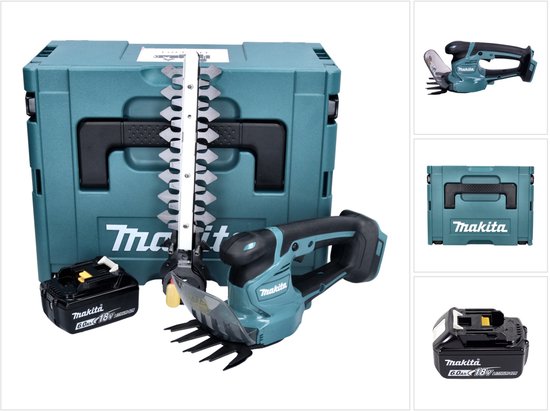 Makita DUM 111 G1XJ Accu grasschaar heggenschaar 18 V + 1x accu 6.0 Ah + Makpac - zonder lader van Makita