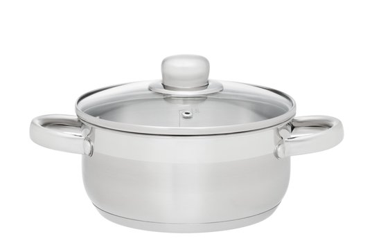 Maku Kitchen Life Basis Kookpan met glazen deksel staal 2 L 18 cm van Merkloos