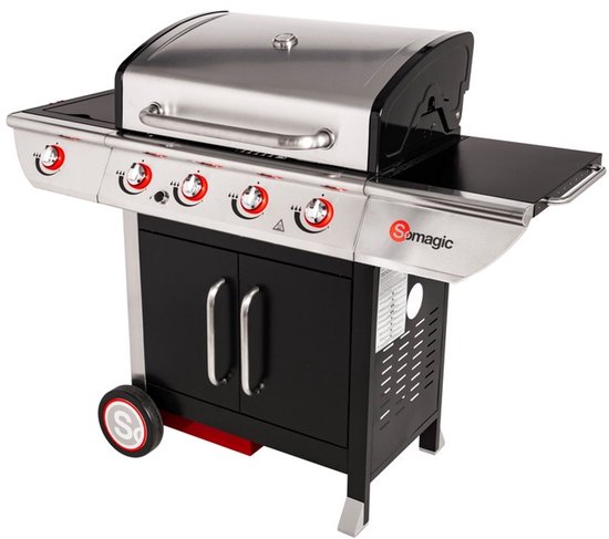 MANHATTAN 450GPI Gas Barbecue - 4 branders + 14kW fornuis van Merkloos