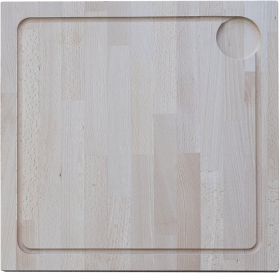 Massieve Snijplank 45 X 45 X 4,5cm van Merkloos