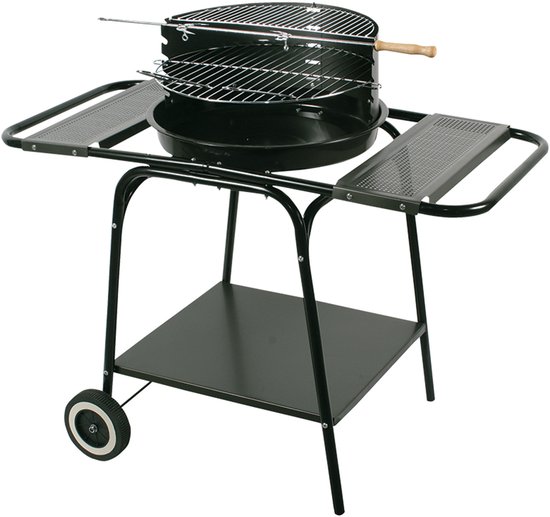 Master Grill Party - Barbecue - bbq - 2 schappen, wielen, staal, MG906 van Merkloos