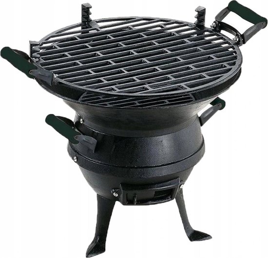 Master Grill Party / Gietijzeren barbecue met een diameter van 35,5 cm van Fervor