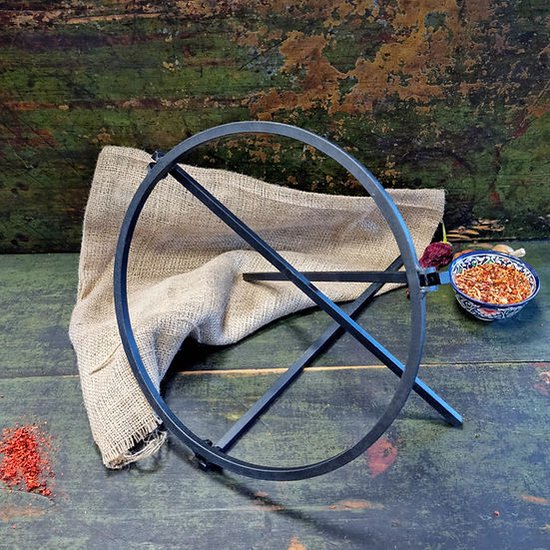 MAYSTERNYA Driepoot Barbecue - Ø 32 cm - Haardvuur Accessoires - Buitenkeuken - Vuurschaal - Tripod - Zwart van MAYSTERNYA