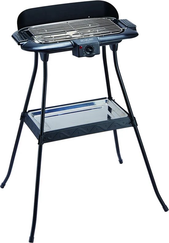 Michelino 74372 - Elektrische standgrill - elektrische grill - tafelgrill - 2000 Watt van Michelino