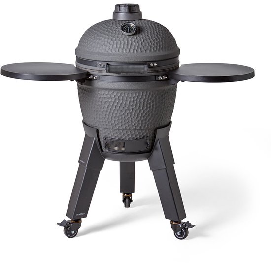 Moddern charcoal grey Complete kamado - houtskoolbarbecue van Merkloos