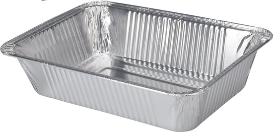 Moulds 1371045 Rectangular 22 x 15,5 x 4,5 cm Aluminium 5 Units van Attend.