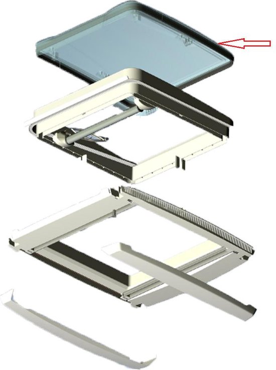 MPK VisionStar M Pro Dakluikkap met 40% Ontluchting van MPK