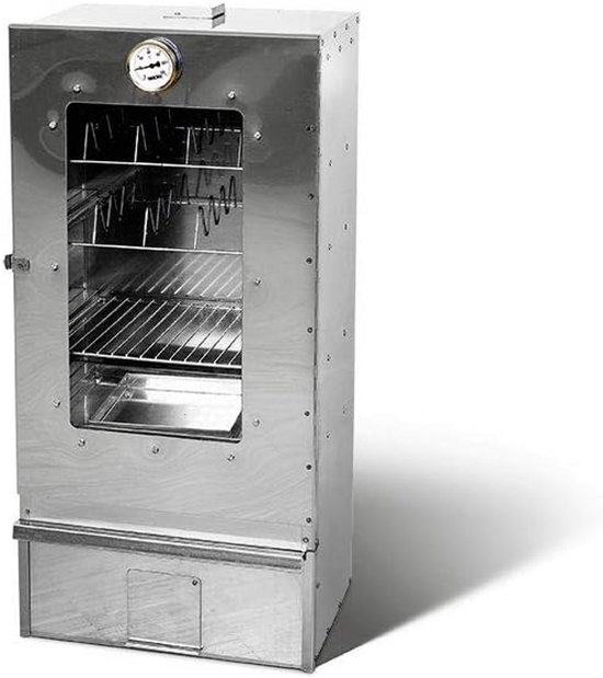 Multifunctionele RVS Rookoven met Kijkvenster voor Vis en Vlees van Merkloos