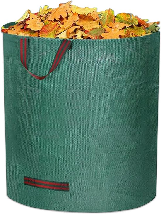 Muntel® Tuinafvalzak - 272 liter - Duurzaam - Herbruikbaar - Scheurvast - Kunststof - Ø 67 cm x 70 cm hoog - Groen van Muntel®