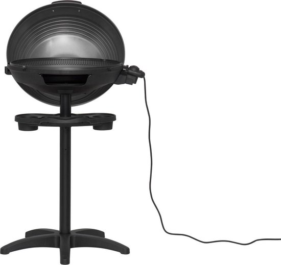 Mustang Elektrische barbecueTorres grijs 2000 W - electrische barbecue - 2000w - grijs - Grilloppervlak diameter 46 cm van Mustang