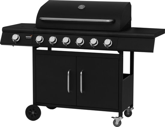 Mustang Gas Grill Clarksville Met 7 Branders Zwart