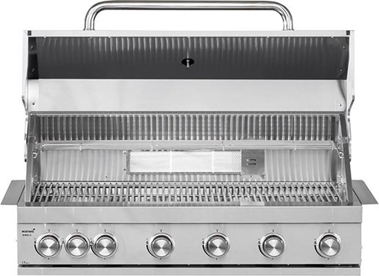 Mustang Jewel Grill Tafelblad Gas Roestvrijstaal van Merkloos