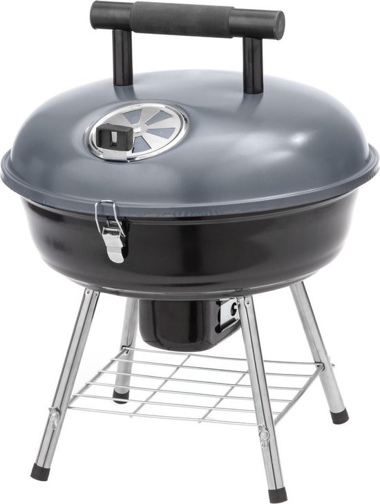 Mustang mini Houtskool barbecue Festival grijs - Mini barbecue van Mustang