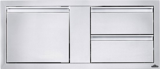 Napoleon grills - Inbouw deur en 2 lade com 115x50cm
