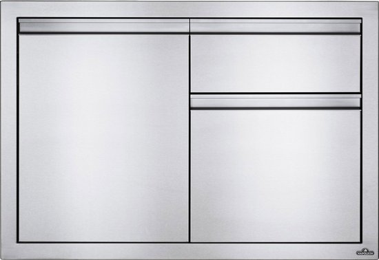 Napoleon grills - Inbouwdeur en afvalkast combinatie klein (100x71 cm)