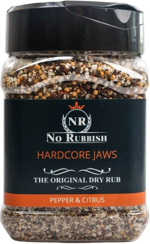 No Rubbish - Hardcore Jaws - BBQ rub - Dry Rub - BBQ kruiden van No Rubbish
