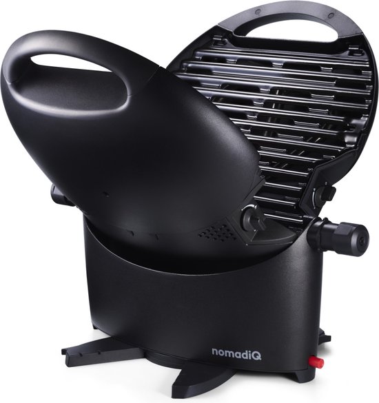 nomadiQ BBQ 3.0 - De ultieme lichtgewicht draagbare gas BBQ / Grill - Barbecue voor op de camping & vakantie - Zwart van nomadiQ