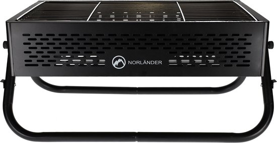 Norlander Outdoor BBQ met grill - 56 x 20 x 20 cm - Zwart van Norlander