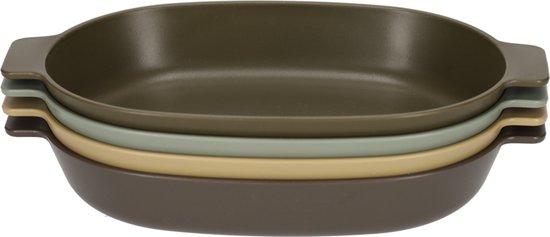 Nörlander Outdoor borden - Camping servies - Ovalen borden - Set van 4 - Multikleur van Norlander