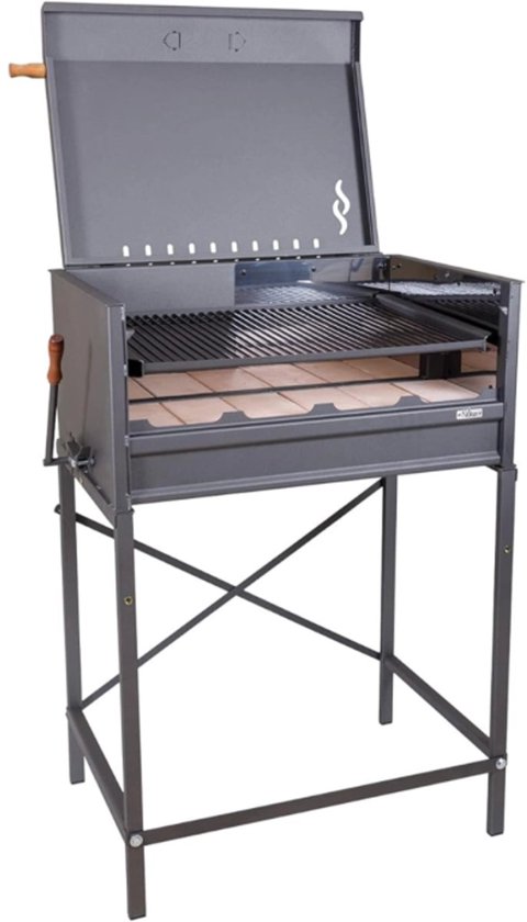 Nuke Pampa Outdoor Argentinian Grill – Stalen Gaucho BBQ met 123 kg Onderstel – 31" Grilloppervlak (ca. 1230 cm²) van Nuke