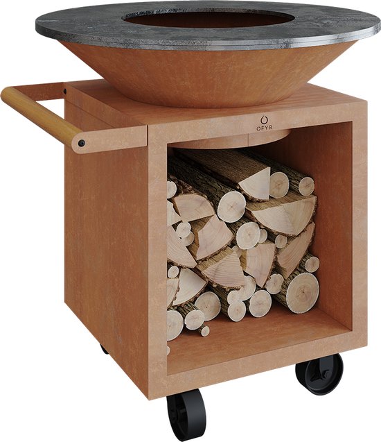 OFYR Classic Storage Corten 100-100 Pro - Ofyr - Staal - Bruin van OFYR