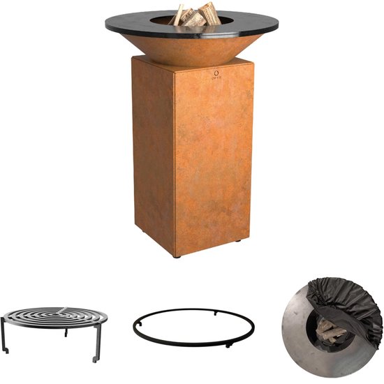 OFYR Heritage 75 Corten Incl. Soft Cover, Food Bumper & Grill
