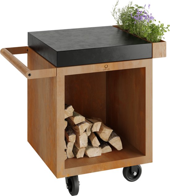 OFYR Mise en Place Table Corten 65 PRO Donkergrijs van OFYR