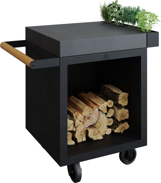 OFYR Mise en Place Tafel Zwart Pro 65 Keramiek Donker Grijs van OFYR