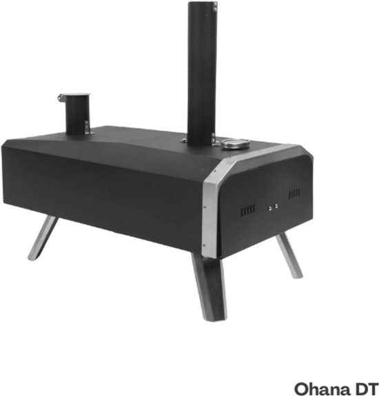 Ohana DT - Pizzaoven - Pizza Oven Buiten - Draagbaar - Houtgestookt - RVS - Tot 540C - Voor De Liefhebbers Van Italiaanse Pizza van Merkloos