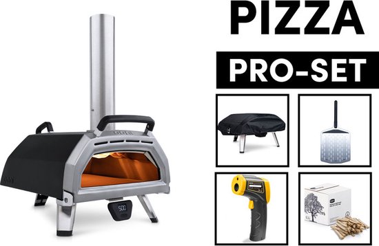 Ooni PIZZA PRO SET Karu 16 hout of houtskool gestookte van Merkloos