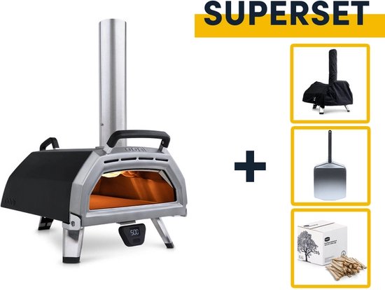 Ooni SUPERSET Karu 16 hout of houtskool gestookte pizzaoven van Merkloos