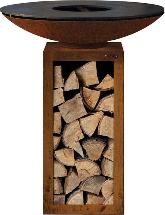 Outr Plancha C100 met houtopslag van OUTR