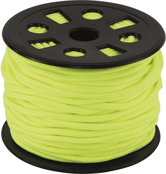 Outwell Luminous Guyline 10mm x 30m, geel van Outwell