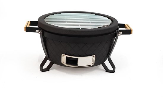Own grill Tafelgrill kamado 16 zwart van Merkloos