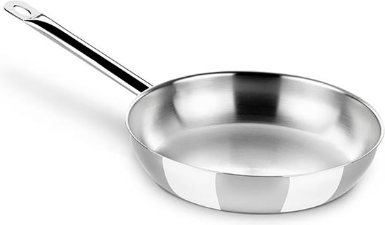 Pan BRA A121615 Staal Ø 30 cm Roestvrij staal van Merkloos