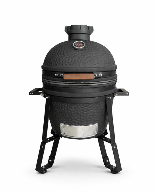 Patton Epicure Compact 16" Kamado - Rooster Ø35,5 cm - Graphite Grey van Merkloos