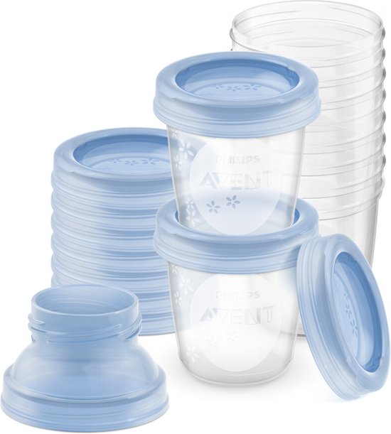 Philips Avent SCF618/10 Bewaarbekers voor babyvoeding - 180 ml - 10 stuks van Philips