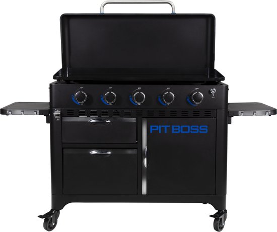 Pit Boss Ultimate Plancha 5 Burner - Met onderstel| Gas BBQ - Barbecue van Merkloos