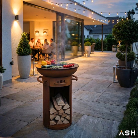 Plancha BBQ – ASH - Ember - Plancha barbecue met grillring – Vuurschaal & Plancha bakken van ASH