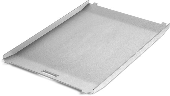 Plancha Grillplaat BURNHARD® 3 mm roestvrij staal, vaatwasserbestendig, hoge randen, perfect passend voor JONES, veelzijdig, eenvoudig schoon te maken – JONES Plancha Grillplaat van Merkloos